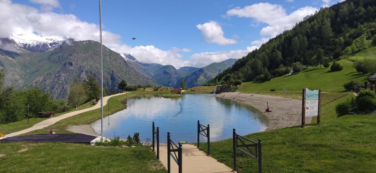 T2 Meuble Tourisme 3 Etoiles, Pied Des Pistes-Parking Prive Avec Balcon Et Superbe Vue Apartment Les Deux Alpes Bagian luar foto